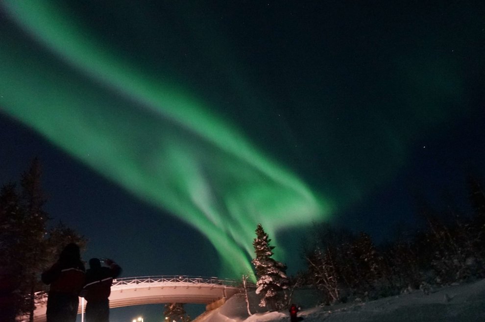 冬季来北欧芬兰滑雪，还能看极光-4