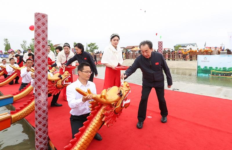 北京-2024 年“行走大运河”—中国辉煌足迹大运河龙舟系列活动 （江苏·泗洪站）开幕-5